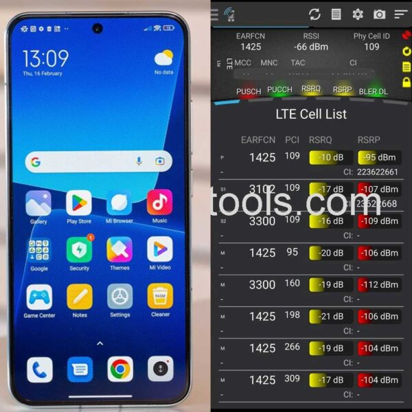 Xiaomi Mi 13 5G with Tems Pocket license